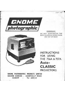 Gnome Classic Auto manual. Camera Instructions.